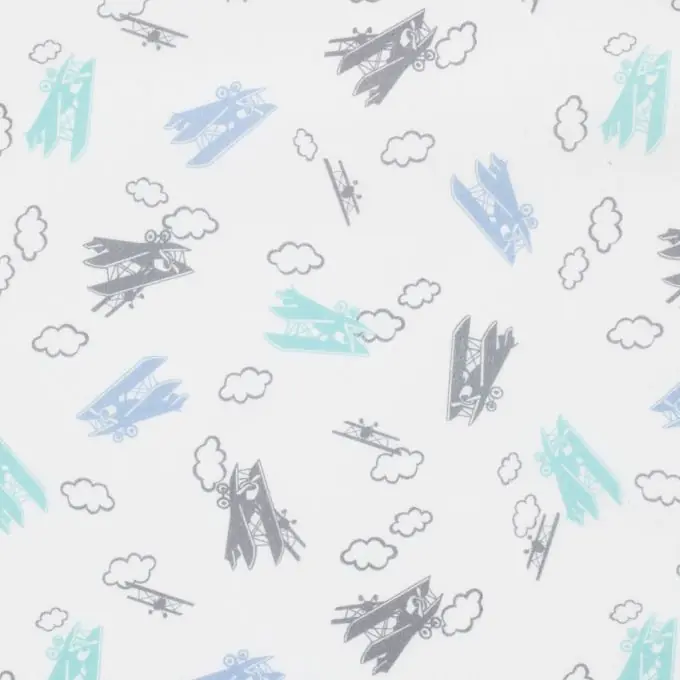 Nur Für Kurze Zeit Kinder Baumwollstoff Flugzeuge, 160cm Breite