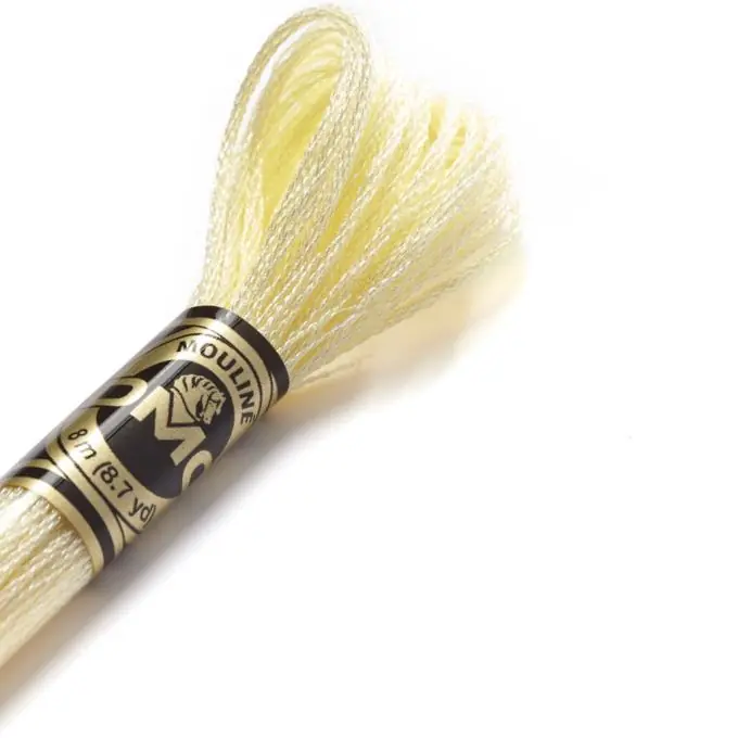 Mouliné-Fäden 8 m gelb Top-Preis
