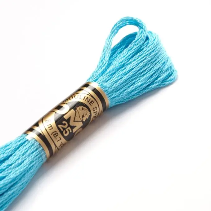 Ab Werk Mouliné-Faden für Stickerei – Blautöne – COL 3846