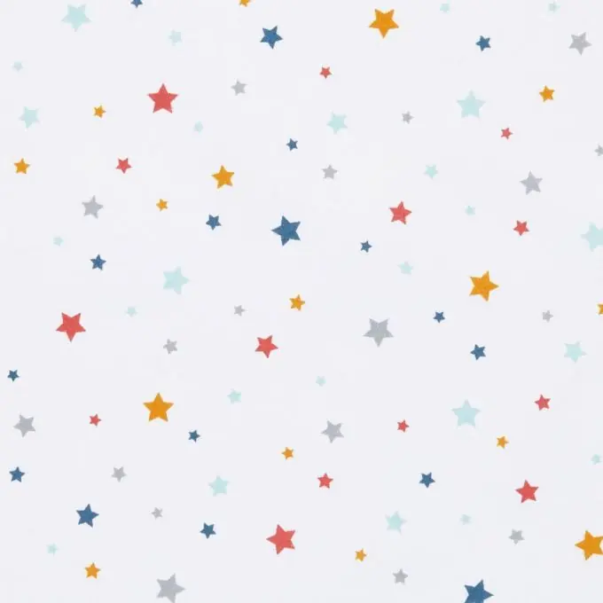 Wochenendangebot Sterne-Druck Cretonne-Stoff Circus 160 cm Breite