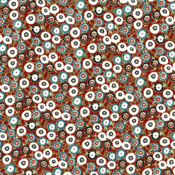 Baumwoll-Popeline Blumenmuster Japan 140cm Breite Meistverkauft