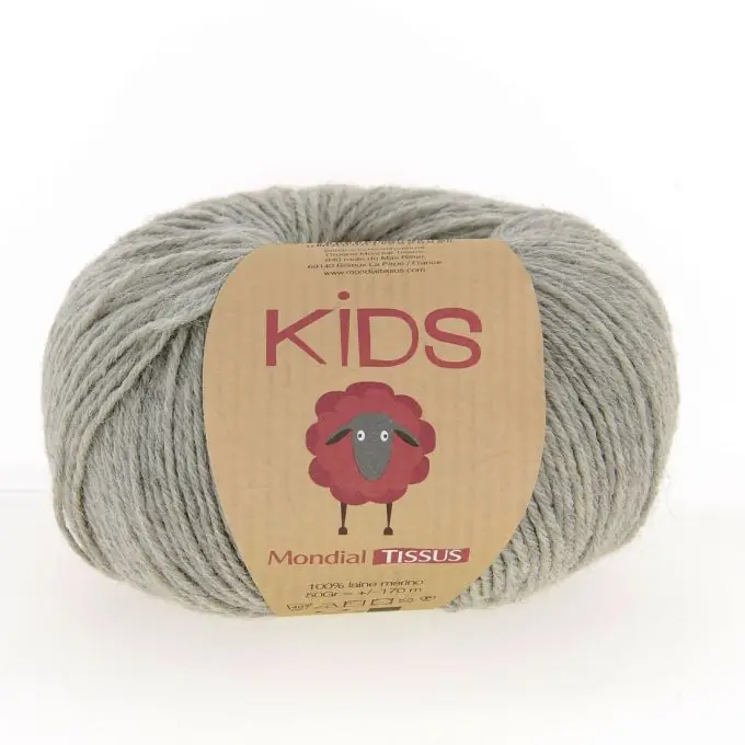 Jetzt Zugreifen Wollknäuel zum Stricken Kids, grau