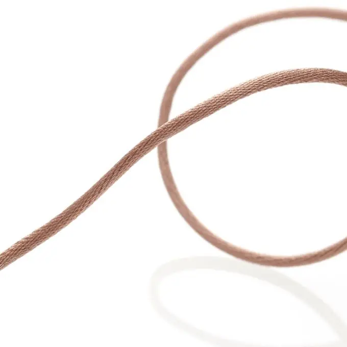 Preiswert Kordel, hellbraun, 2 mm