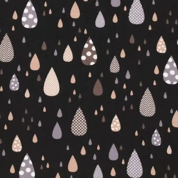 Ausverkauf Baumwollstoff Gouttes 145cm Breite