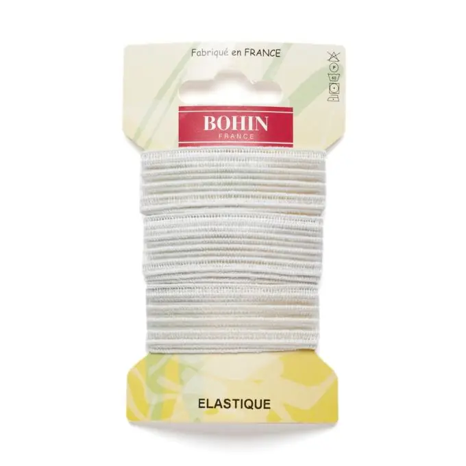 Kräuselgummiband 20mm – Weiß Neue Kollektion