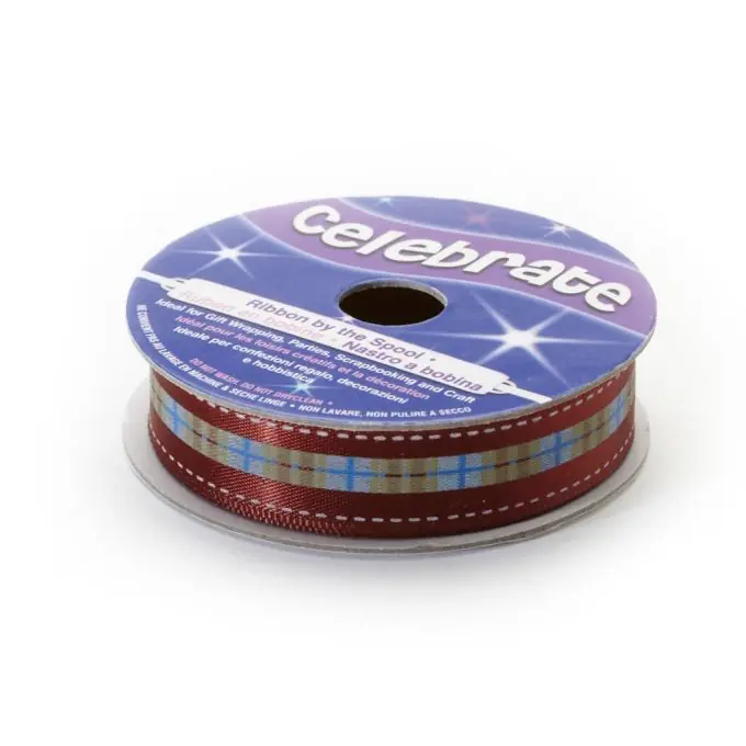 BANDSPULE – Braun, Karomuster Großhandel