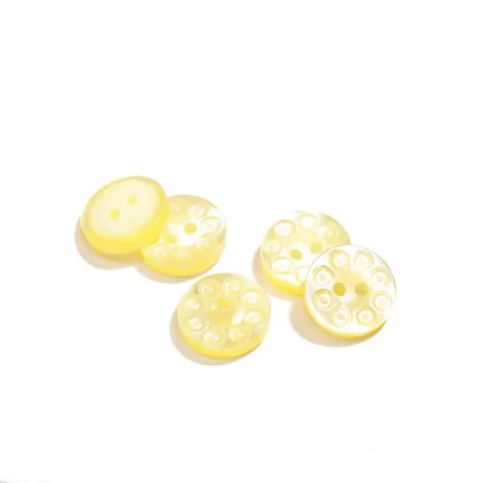 Zweiloch-Knopf 13mm Zitronenmuster Top-Qualität