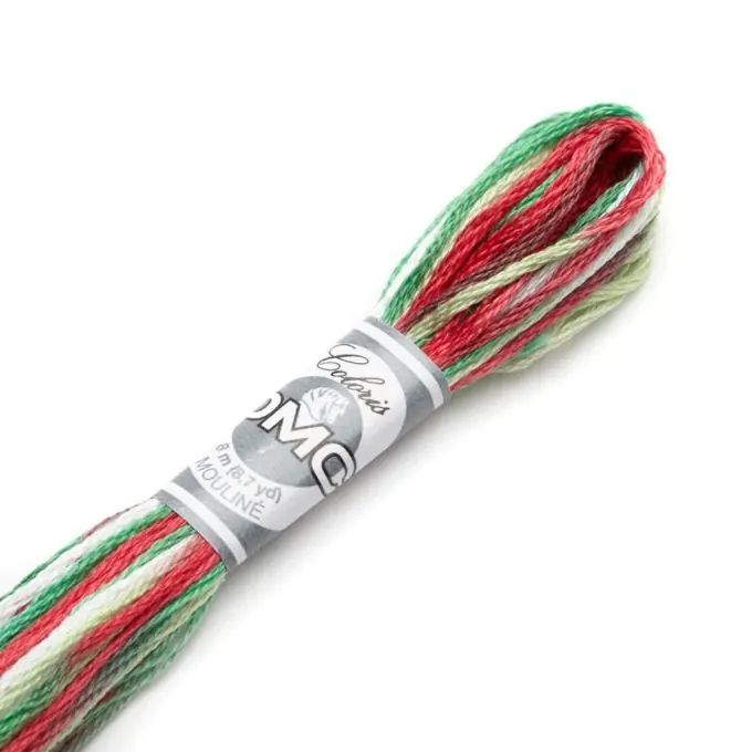 Direktkauf Mouliné-Faden Variation für Stickerei – Rot und Grün – COL 4520