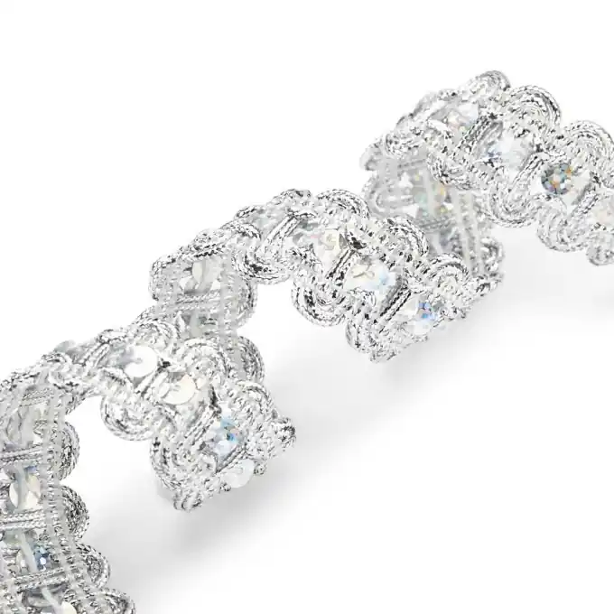 Zierband mit Pailletten Top-Preis