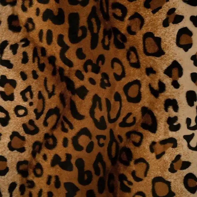 Gratis Versand Leopard Velboa Stoff 150cm Breite