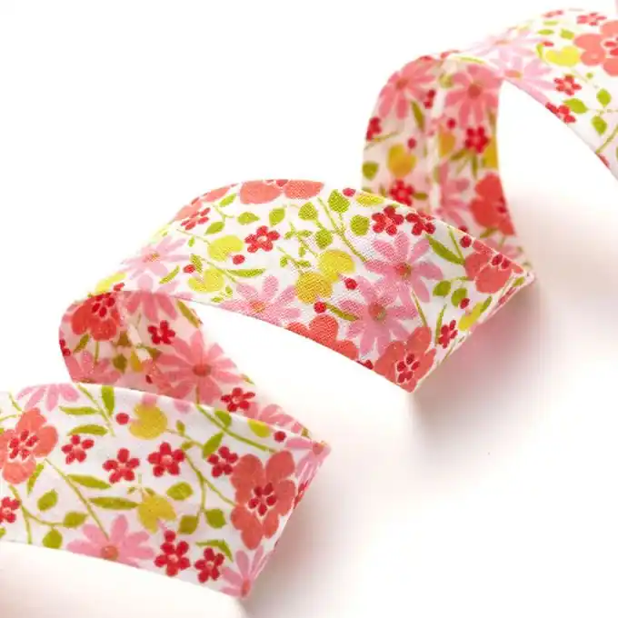 Blumenband 20mm Breite Farbe 10 – Biais à fleurs Neue Kollektion