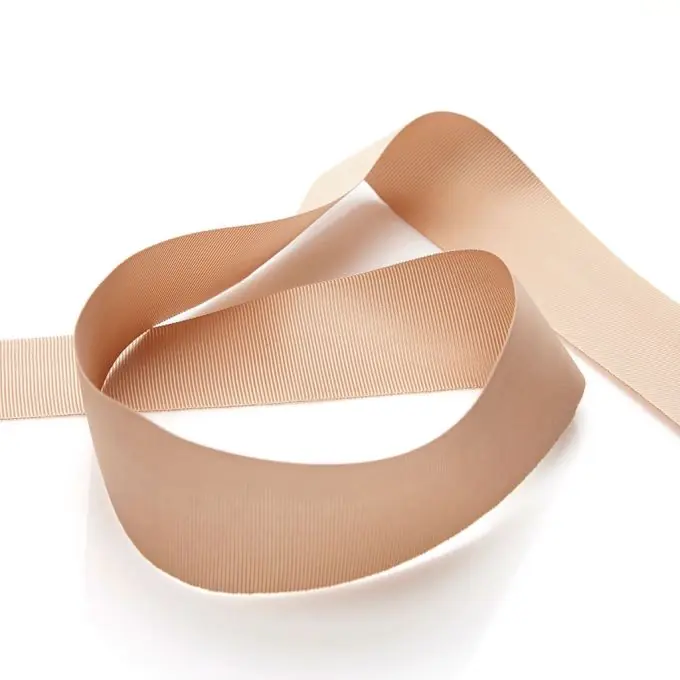 Neue Ware Grobkörniges Band, beige