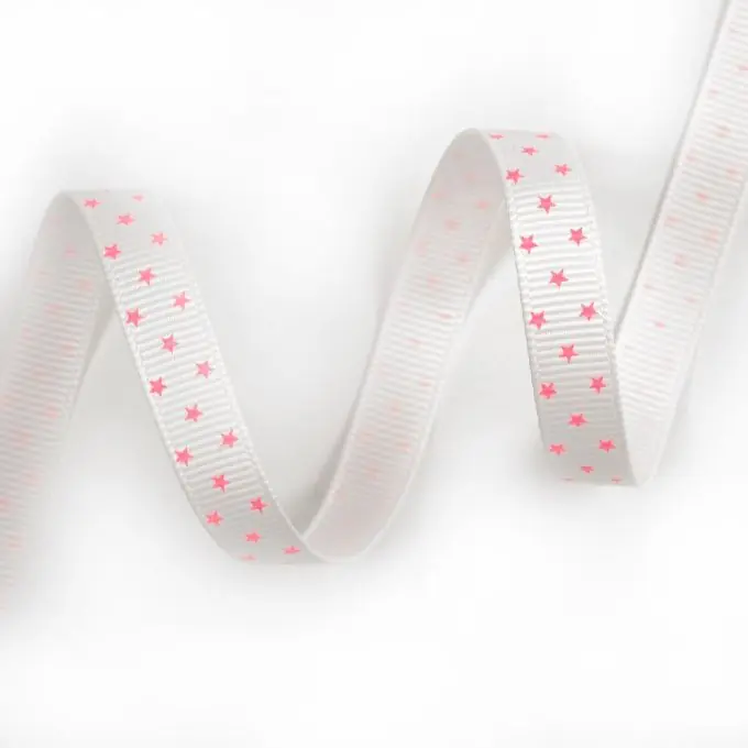 Band Sterne weiß rosa Letzte Chance