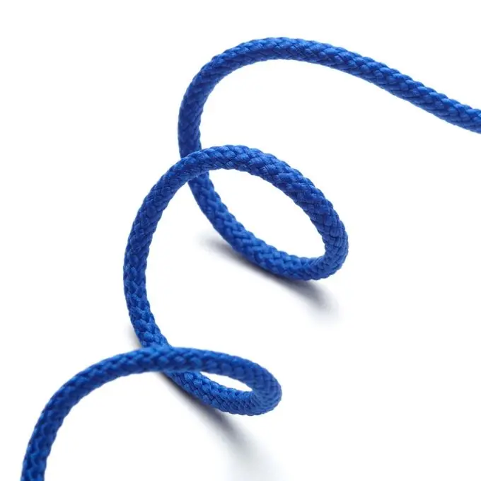 Geflochtene Kordel für Mäntel 4 mm – Königsblau Original