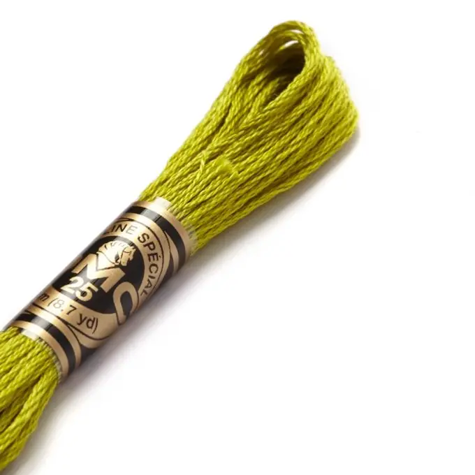 Preiswert Mouliné-Faden für Stickerei – Grüntöne – COL 166