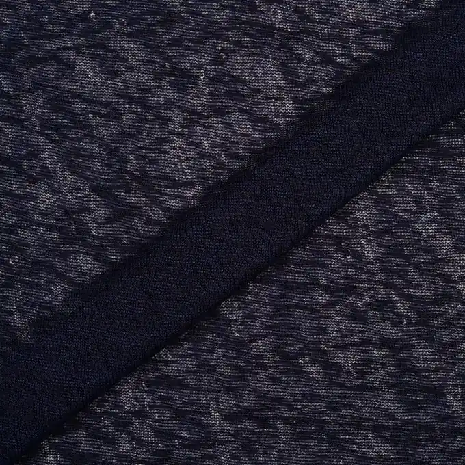 Marineblaues Flammgarn Gewebe 150cm Breit Aktuell