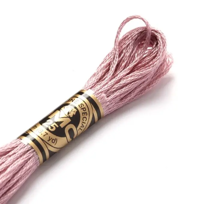 Mouliné-Faden für Stickerei – Rosa-violette Töne – COL 3727 Neue Ware