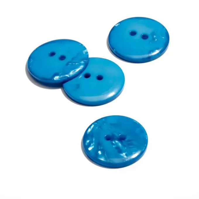 Türkiser Perlmuttimitat Knopf 2-Loch 22mm Jetzt Kaufen