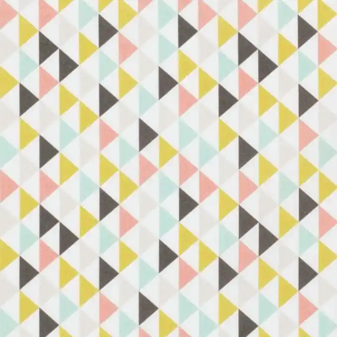 Baumwollstoff Kleine Dreiecke, 160cm Breite Weltweiter Versand