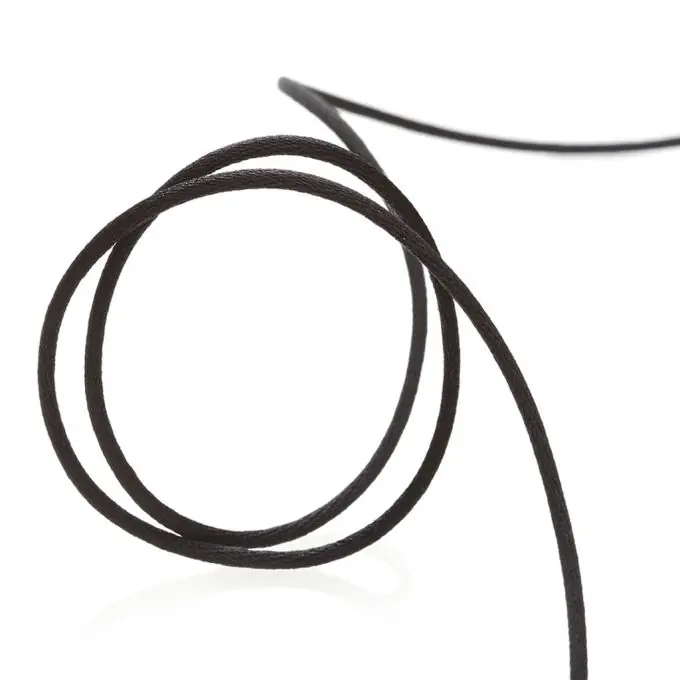 Kostenfreie Lieferung Kordel, schwarz, 2 mm