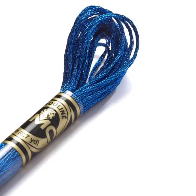 Sofort Bestellen Mouliné, metallisiert, 8-m-Strang, blau – COL E825