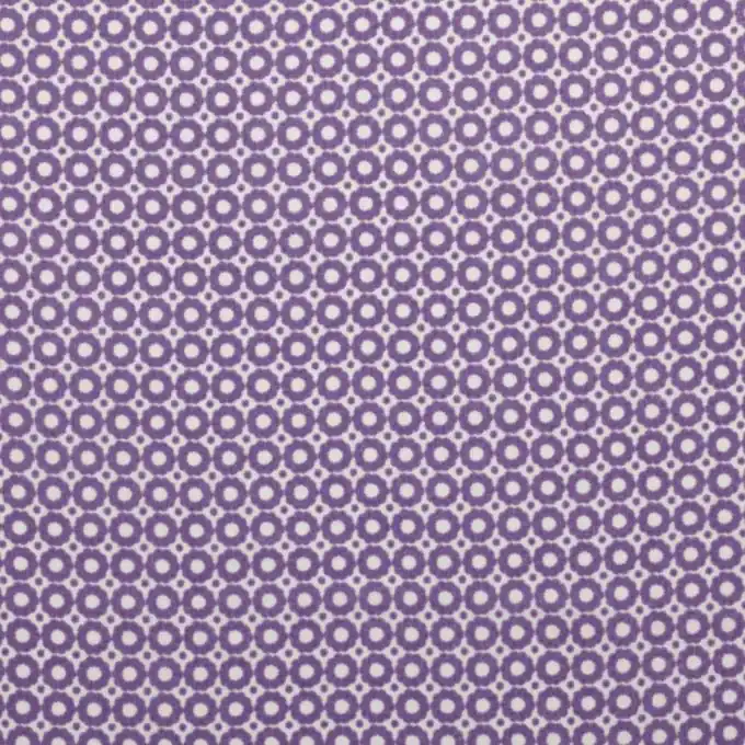 Viskose Voile Stoff Lila Blumenmuster 145cm Breit Online Kaufen