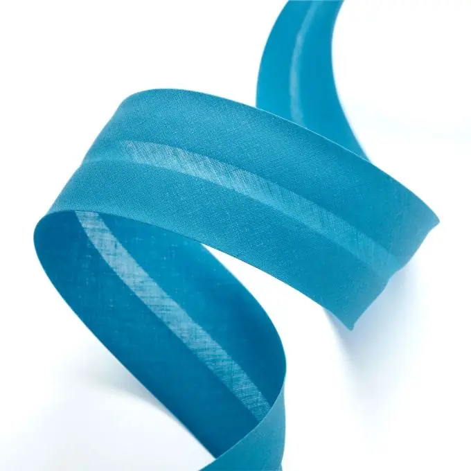 Schrägband für alle Textilien, türkisblau, 40 mm Versand Am Gleichen Tag