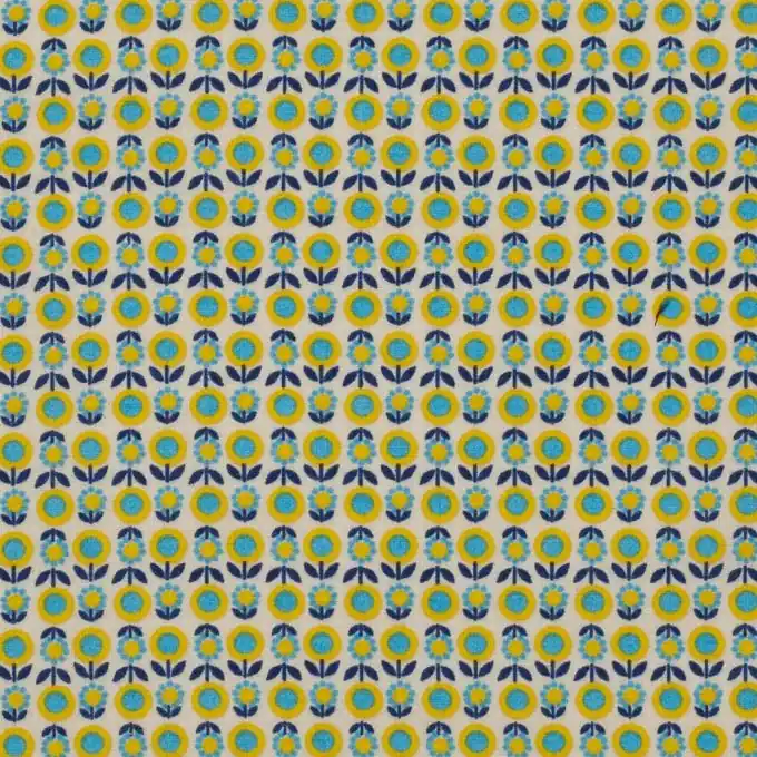Jetzt Kaufen Mini-Blumen Stoff, 145 cm Breite