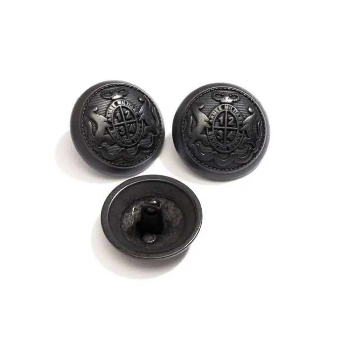 Halbkugel-Fußknopf 20mm Schwarz Zertifiziert