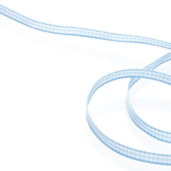 Band Mini Vichy – Himmelblau Markenprodukt