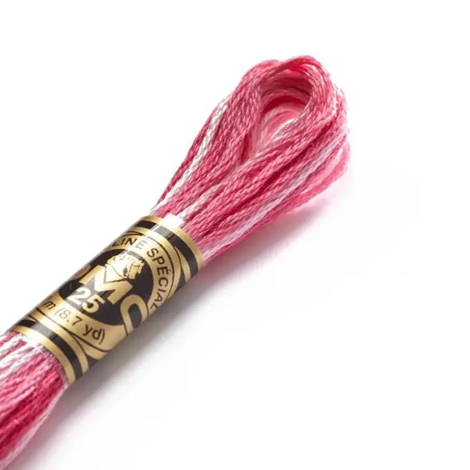 Mouliné-Faden für Stickerei – Rosa-violette Töne – COL 48 Billig