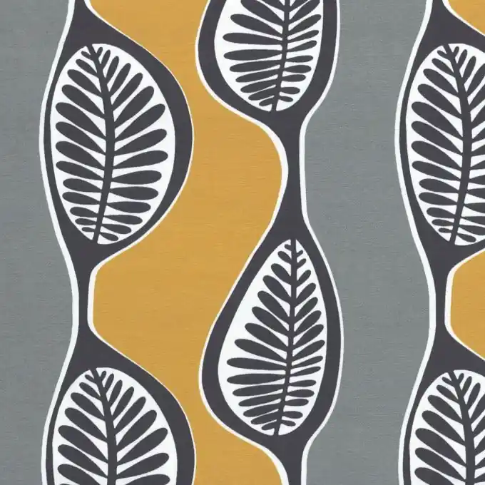 Sonderaktion Bachette-Stoff Blätter Breit 280cm