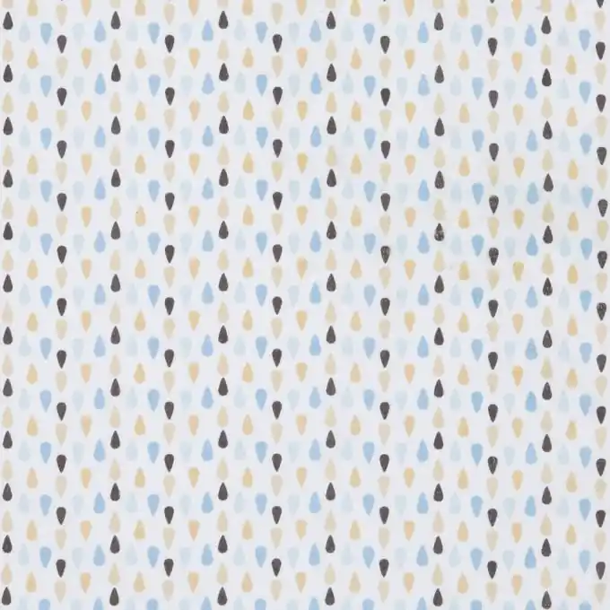 Geld-Zurück-Garantie Baumwollstoff Wassertröpfchen-Druck 160 cm Breite