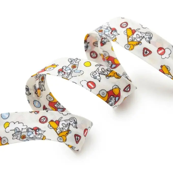 Schnäppchen Schrägbänder, naturfarben, Kindermotive