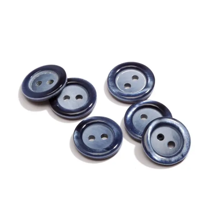 Maritime Matt-Glanz Knopf 2-Loch 14mm Knallerangebot