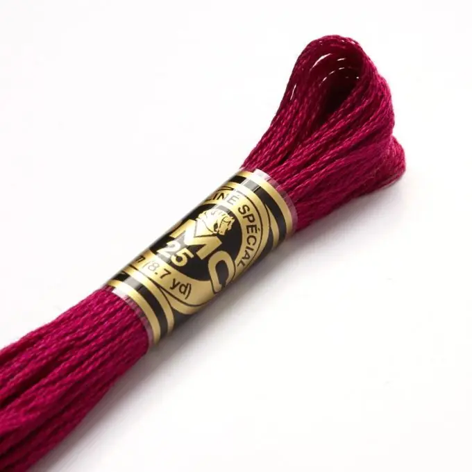 Kostenfreie Lieferung Mouliné-Faden für Stickerei – Rosa-violette Töne – COL 915