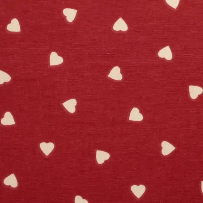 Markenprodukt Cretonne-Stoff Kleine Herzen 160cm Breite