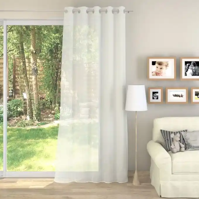 Laurie Etamin Voile Stoff, 300 cm Breite Handgefertigt