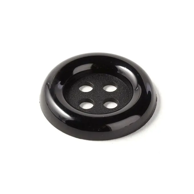 Handgefertigt Clown-Knopf 38mm Schwarz