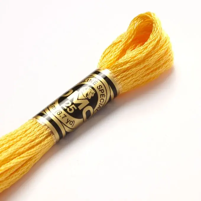 Top-Preis Mouliné-Faden für Stickerei – Gelb- und Orangetöne – COL 743