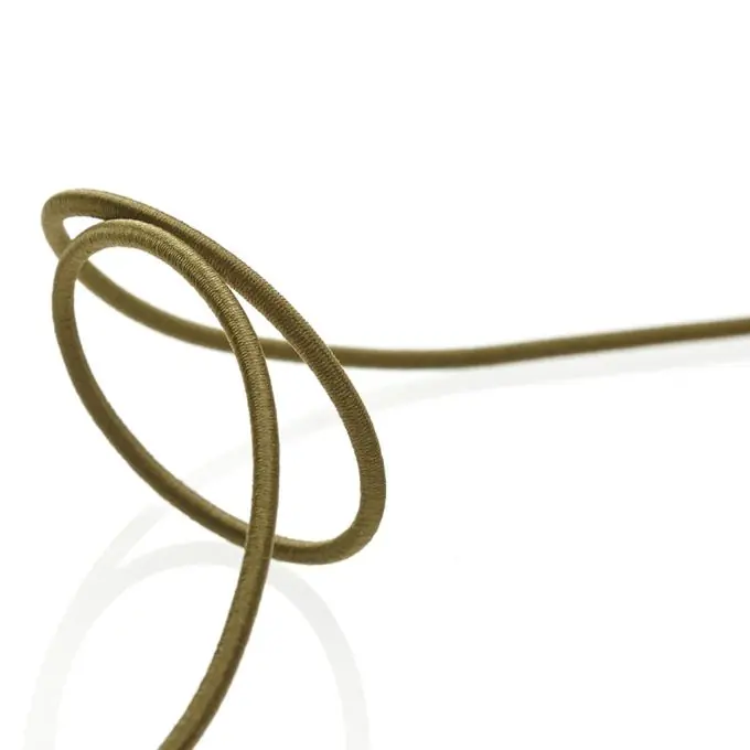 Elastikkordel 2,4 mm kaki – Flexibles Band Heute Kaufen