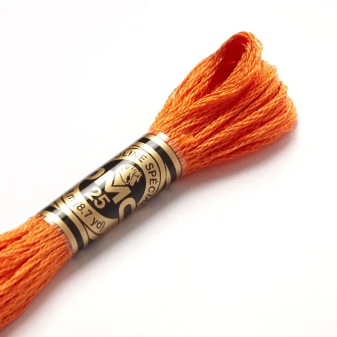 Mouliné-Faden für Stickerei – Gelb- und Orangetöne – COL 721 Weltweiter Versand