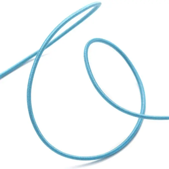 Sichere Zahlung Elastische Kordel, 1,5 mm, türkis