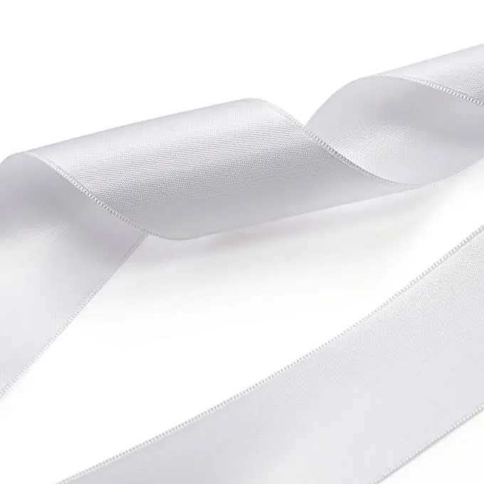 Satinband Doppelseitig 39mm Weiß Bestpreis