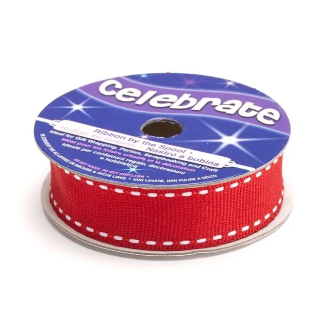 Grobkörnige Bandspule, rot Hochwertig