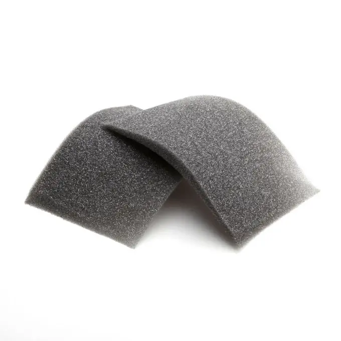 SCHULTERPOLSTER AUS SCHAUMSTOFF GERADE FORM COL.SCHWARZ Neue Ware