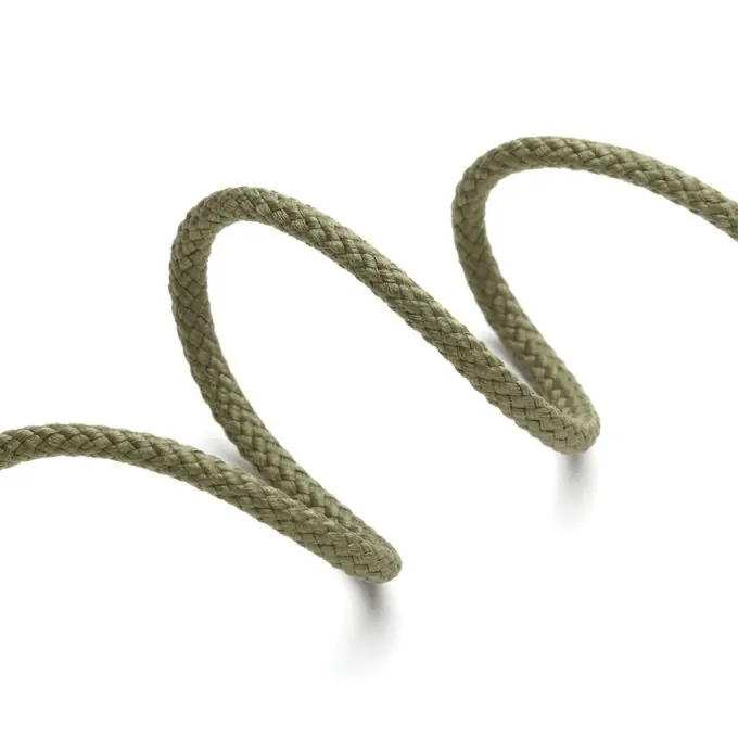 Mega-Angebot Geflochtene Kordel für Mäntel 4 mm – Khaki