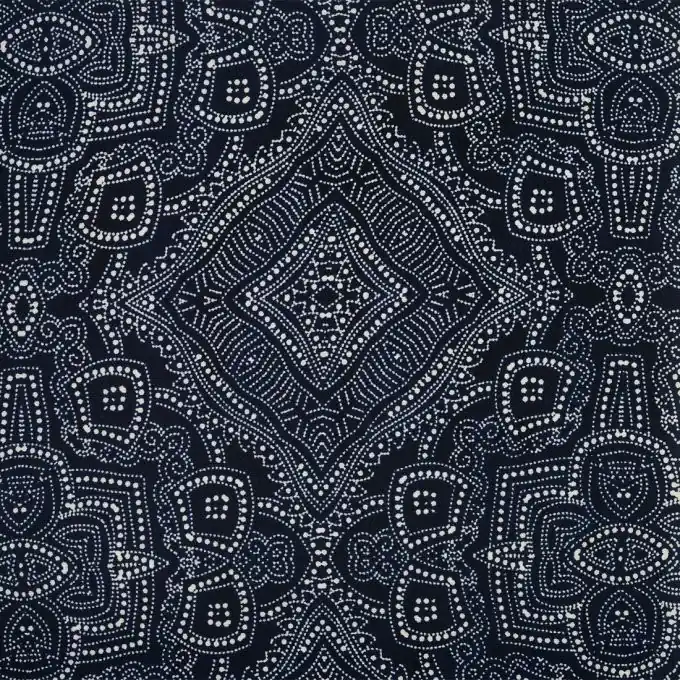 Bestpreis Marineblauer Crêpe Majorelle Stoff, 145 cm Breite