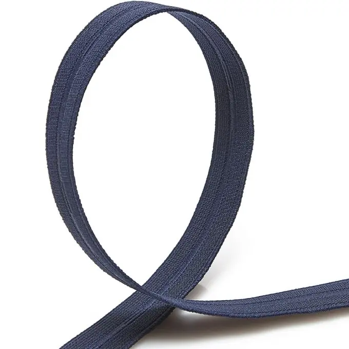 Zertifiziert Marineblaues Knopfloch-Elastikband 19mm