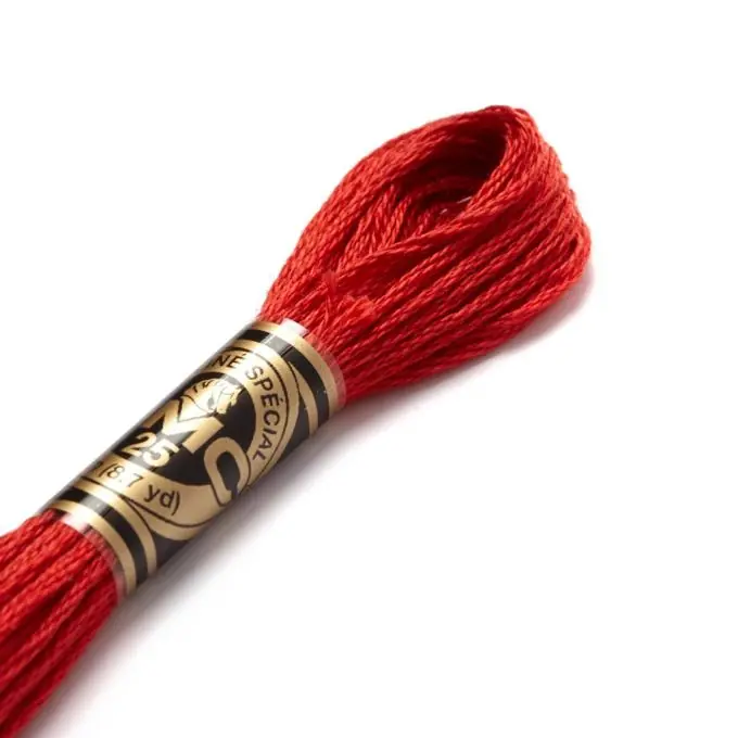 Preisreduziert Mouliné-Faden für Stickerei – Rottöne – COL 349